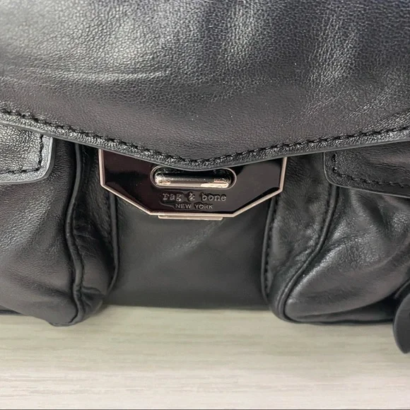 Rag and Bone field puffer leather messenger bag - Picture 2 of 15